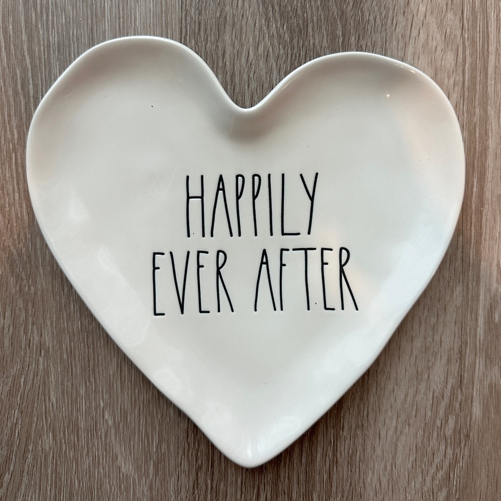 Rae Dunn Happily Ever After Dish